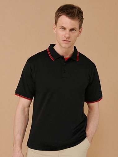 Men´s Coolplus® Short Sleeved Tipped Polo Shirt
