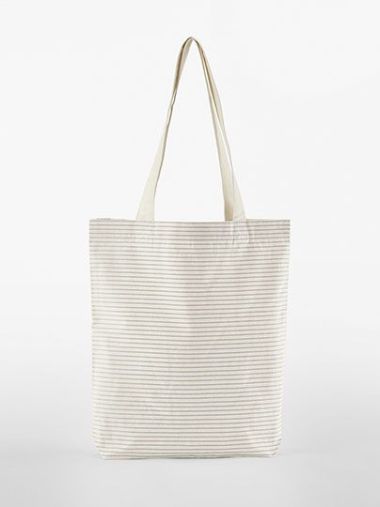 Striped Organic Cotton Bag