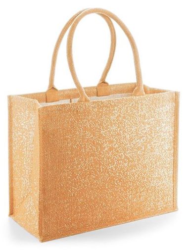 Shimmer Jute Shopper