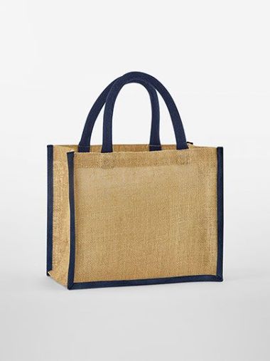 Natural Starched Jute Midi Bag