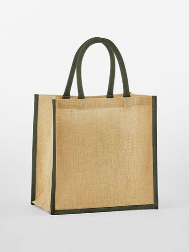 Natural Starched Jute Mini Gift Bag