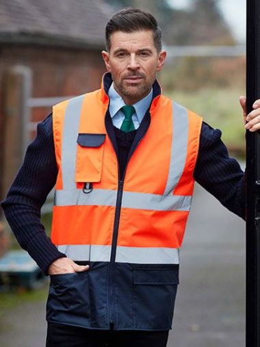 Hi-Vis Two-Tone Bodywarmer