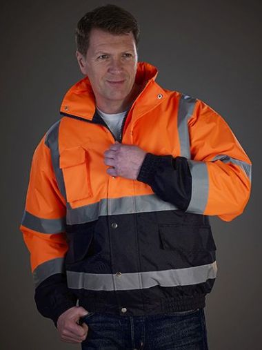 Hi-Vis Two-Tone Bomber Jacket