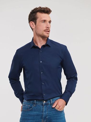 Men´s Long Sleeve Fitted Ultimate Stretch Shirt