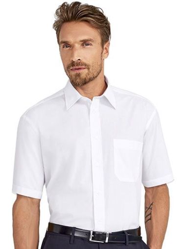 Popeline-Shirt Bristol Short Sleeve